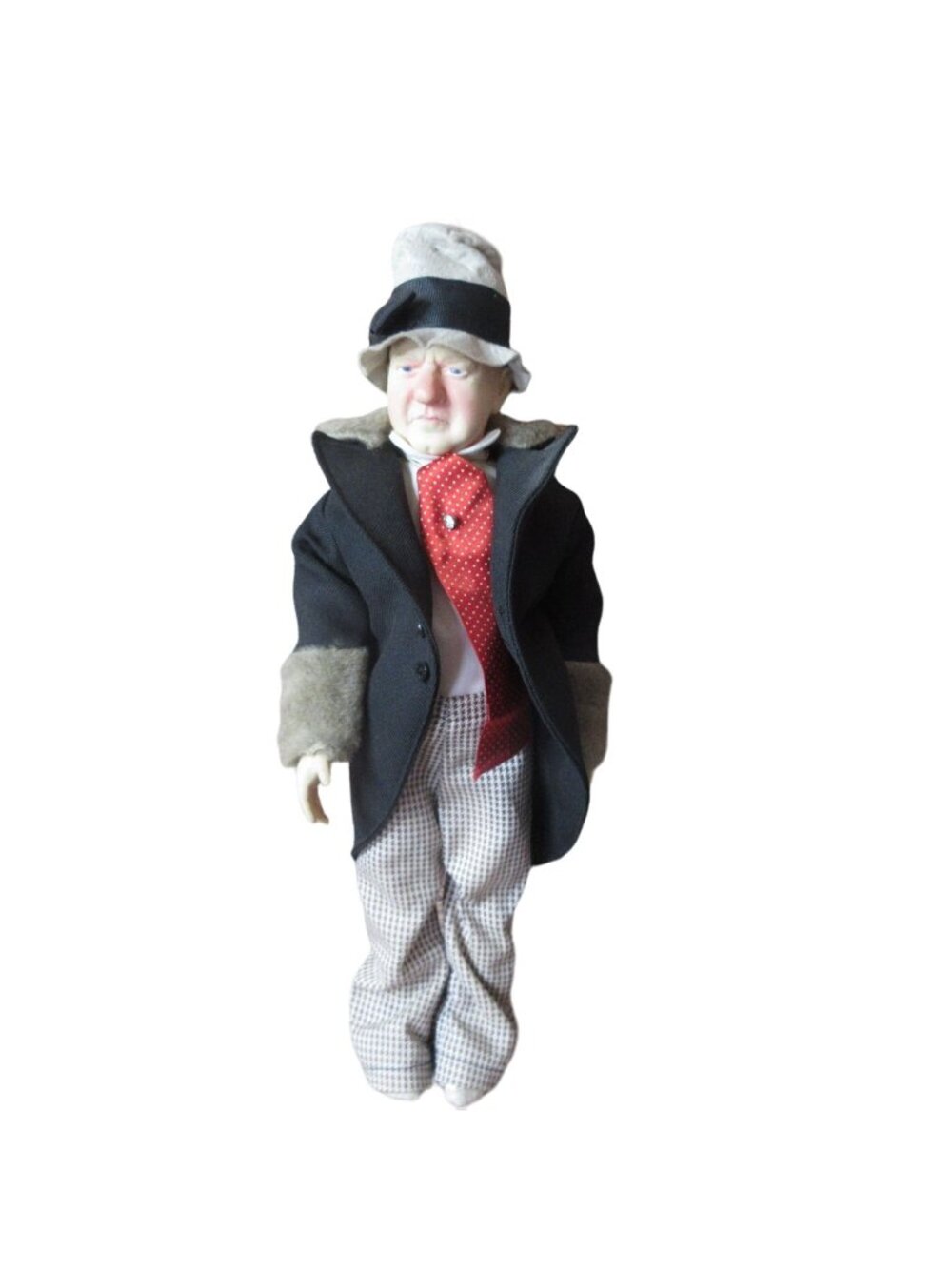 Effanbee 1980 WC Fields Centennial Doll Legend Series w/ Stand Vinyl 15.5” READ